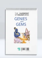 کتاب رنگ آمیزی غول چراغ جادو و جواهرات راضیه امیری