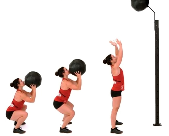 آشنایی با اسامی حرکات کراس فیت مقالات بدنسازی THE WALL BALL SHOT e1747750621771