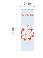 ابعاد دفترچه To Do 1549