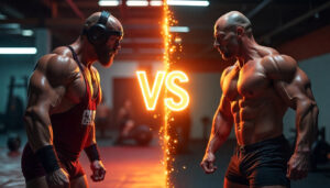 مقایسه ورزش کشتی و بدنسازی به صورت تخصصی