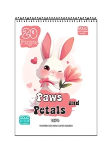 کتاب رنگ آمیزی فانتزی Paws and Petals