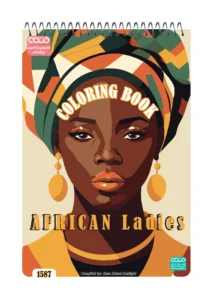 Coloring Book African Ladies