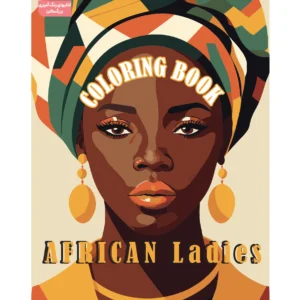 Coloring Book African Ladies