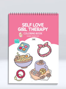 Self Love Girl Therapy Coloring Book