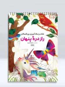کتاب رنگ آمیزی بزرگسالان راز دره پنهان